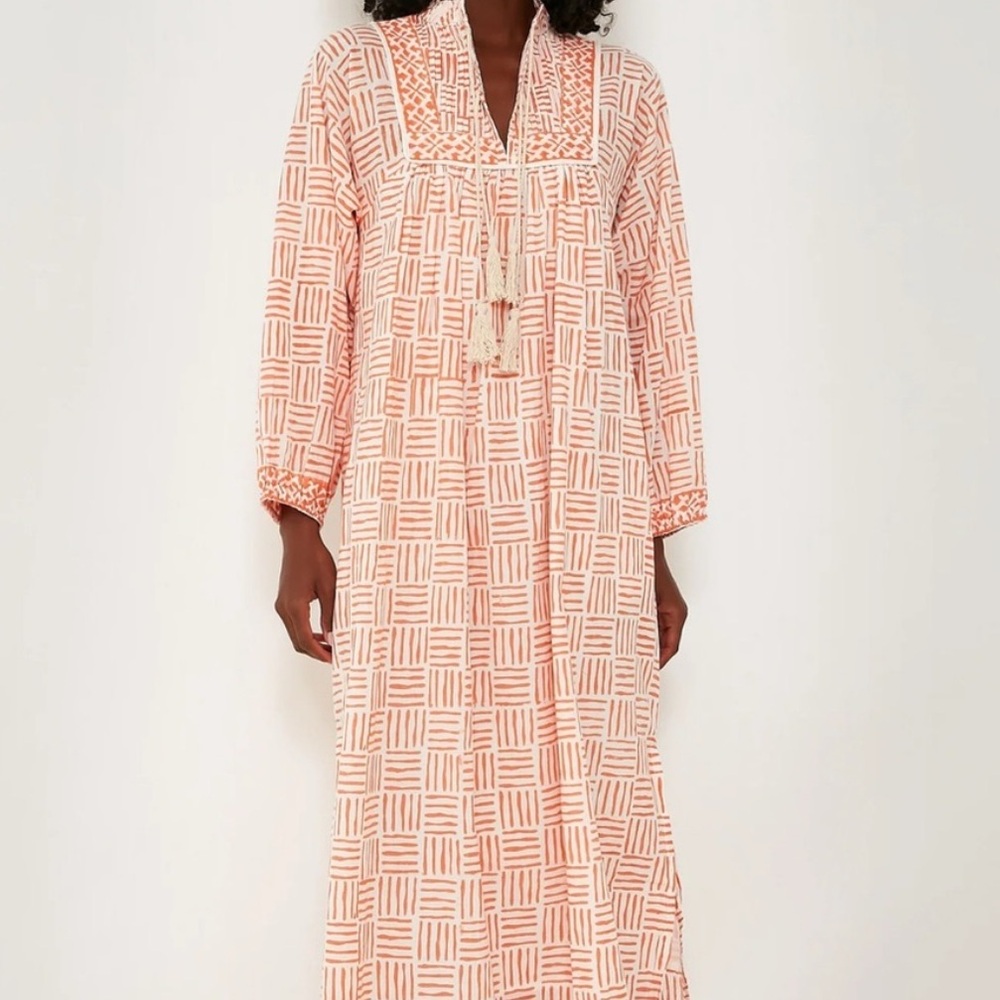Tuckernuck MAREA Coral Endless Summer Kaftan - Picture 7 of 11